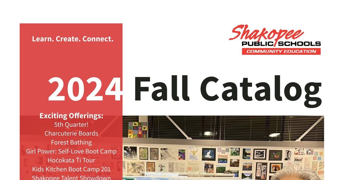 2024 Community Education Fall Catalog